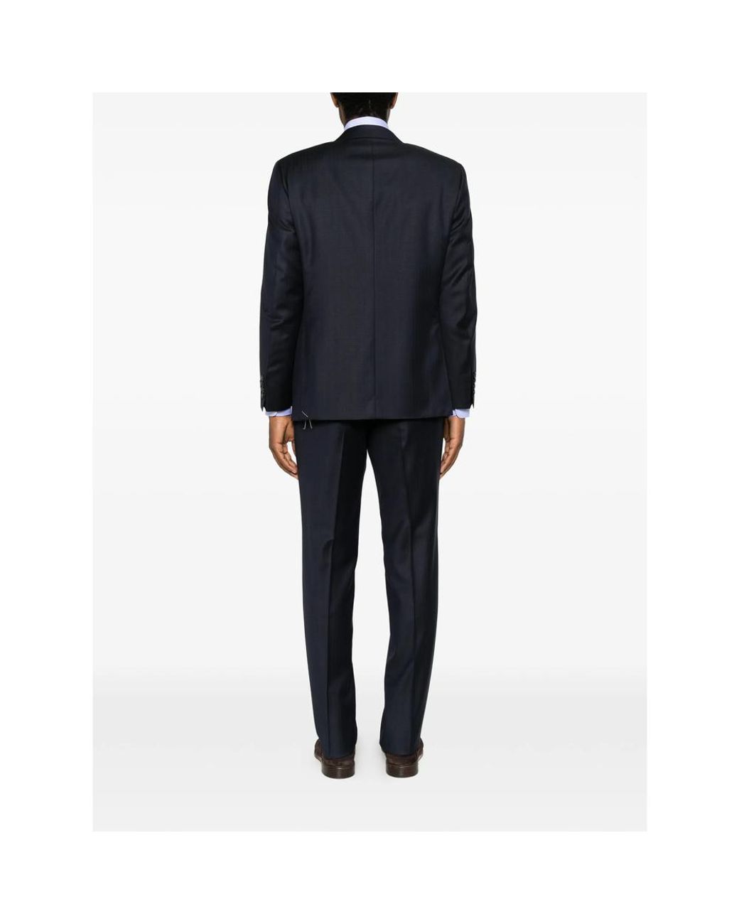 Canali Blue Suit Pinstripe for men