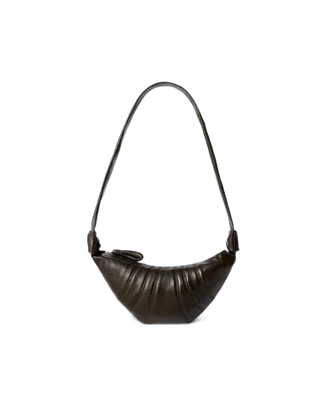 Lemaire Black Small Croissant Bag for men