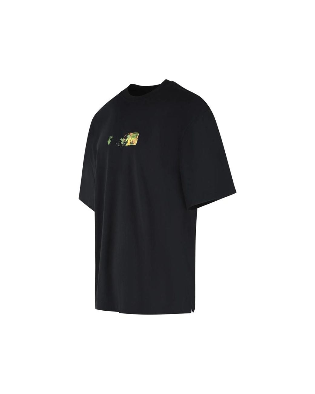 Off-White c/o Virgil Abloh Black Off- Spices Arrow Cotton T-Shirt for men