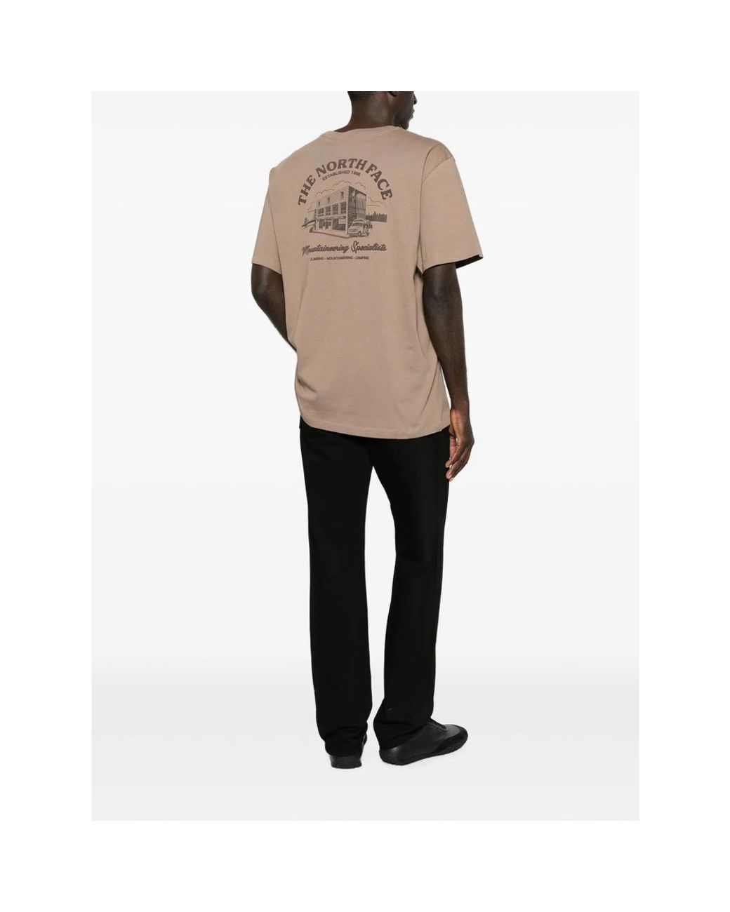 The North Face Natural Graphic-Print T-Shirt for men