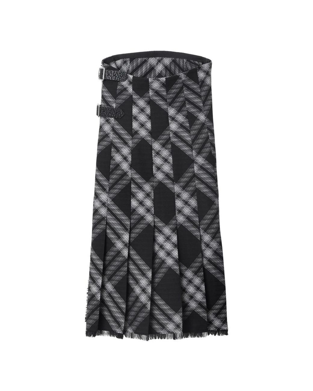 Burberry Gray Checked Wrap Minidress, Brand Size 8 (Us