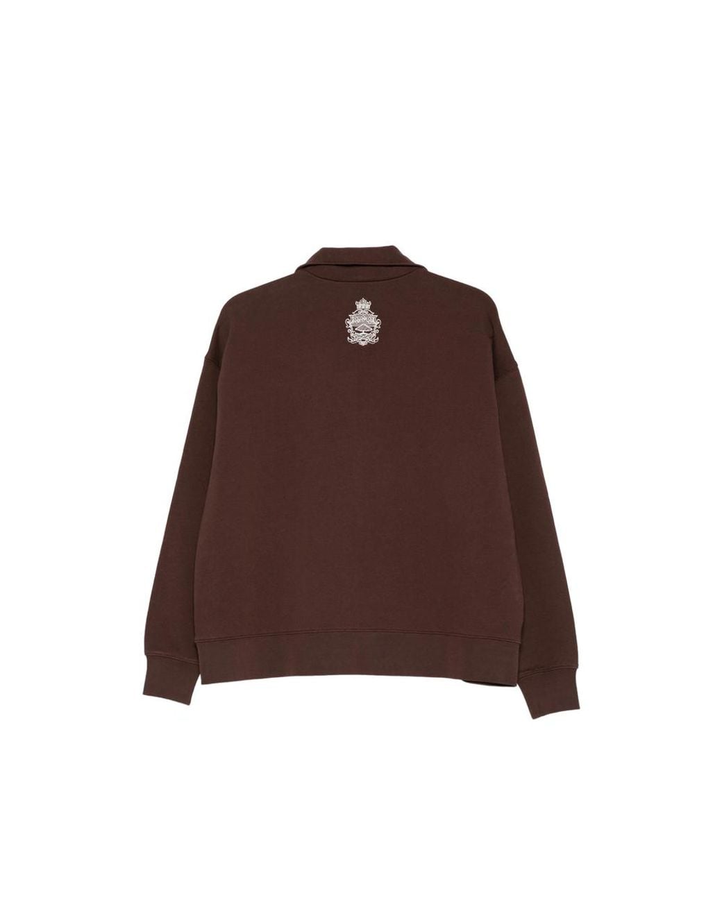FRAME x Ritz Paris Brown X Ritz Paris Half-Zip Sweatshirt