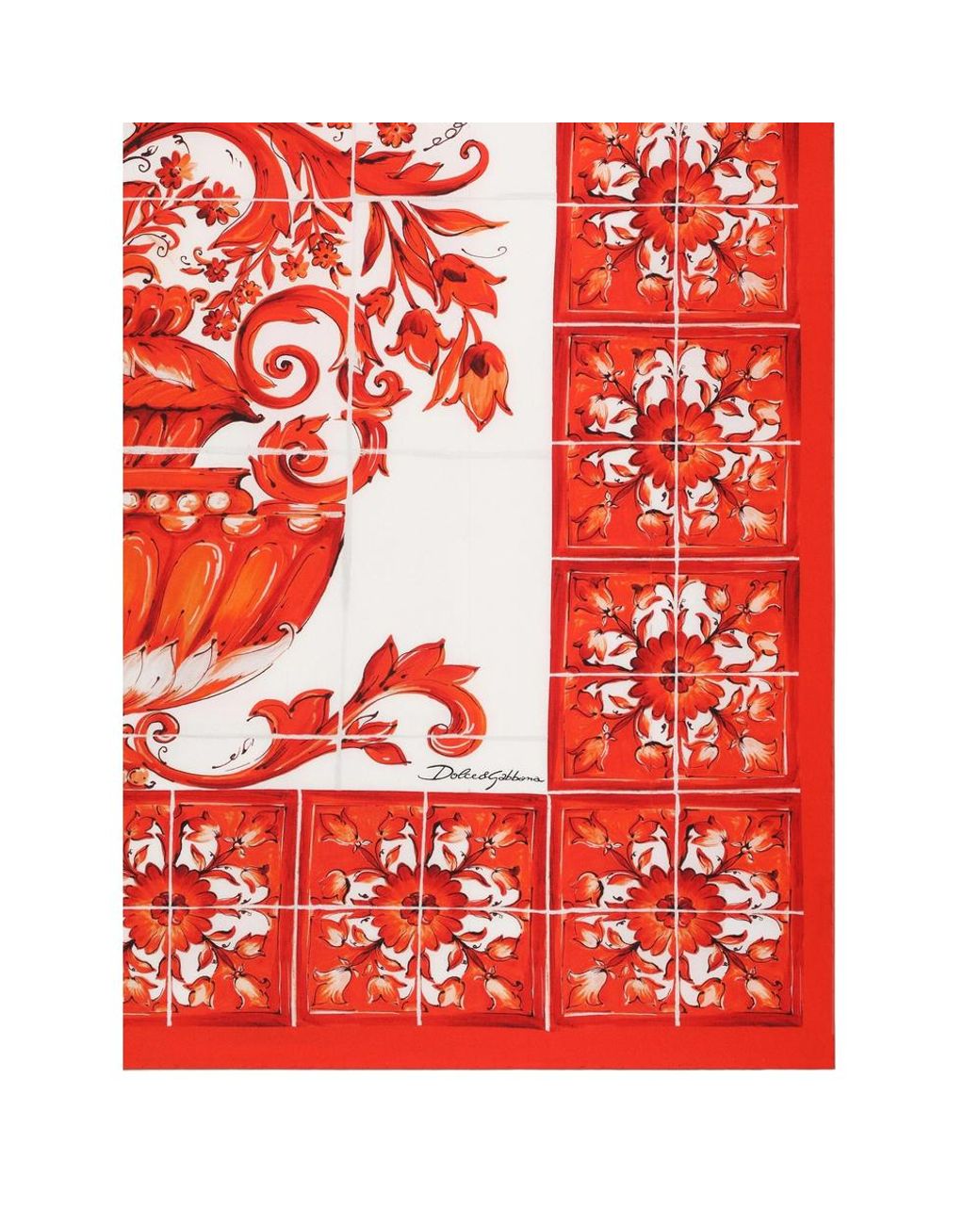 Dolce & Gabbana Red Dolce & Gabbana Scarves