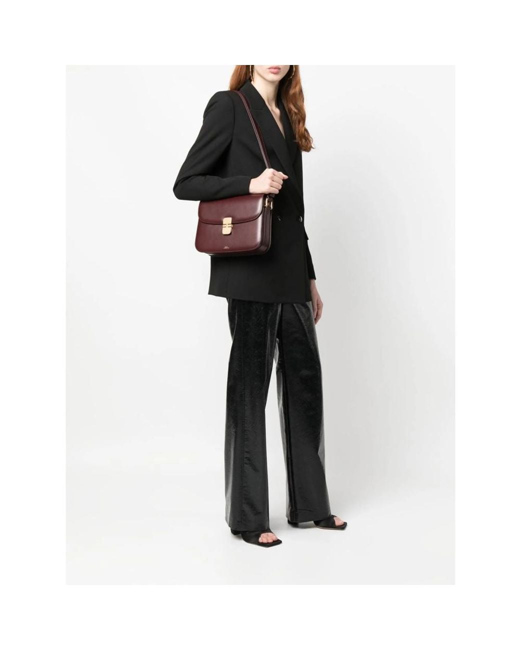 A.P.C. Purple Shoulder Bags