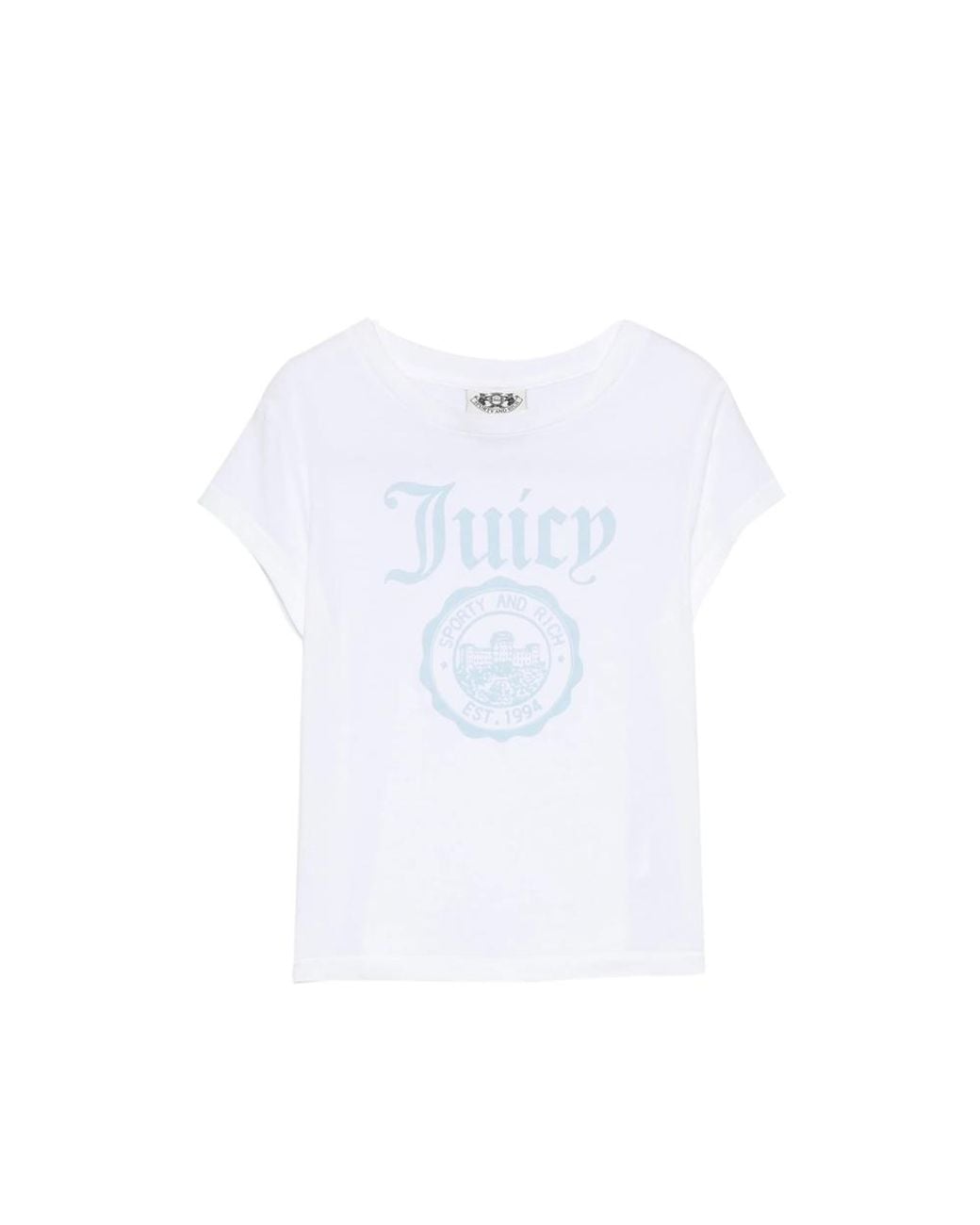 Sporty & Rich White Logo-Print T-Shirt
