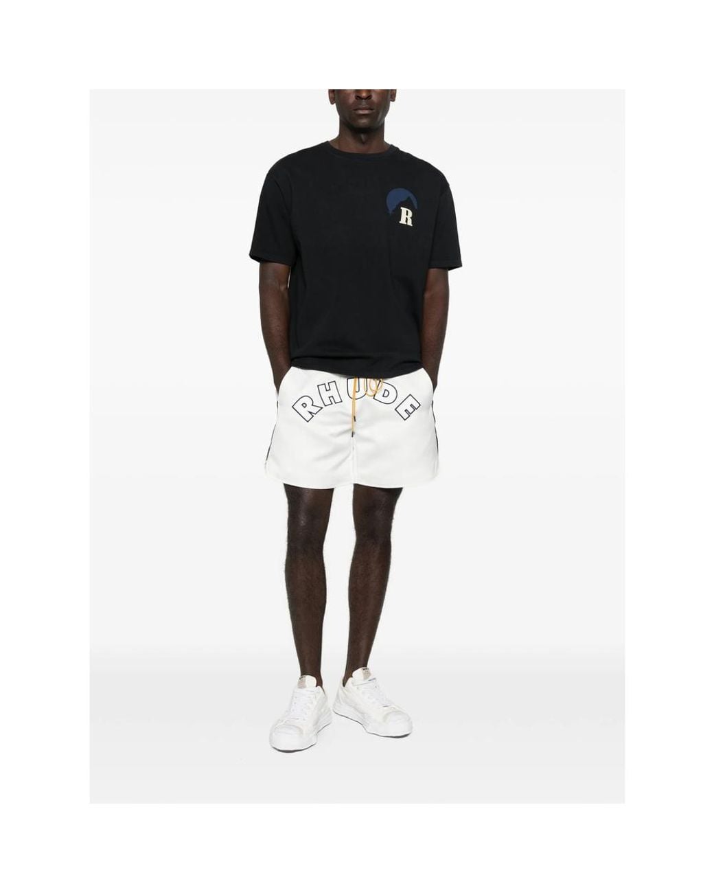 R H U D E © White Shorts for men