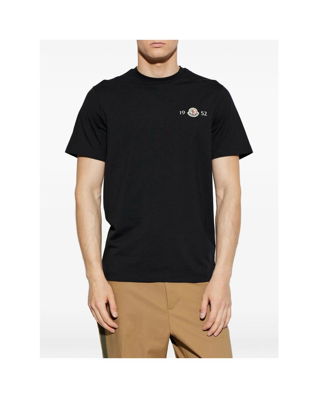 Moncler Black T-Shirts & Vests for men