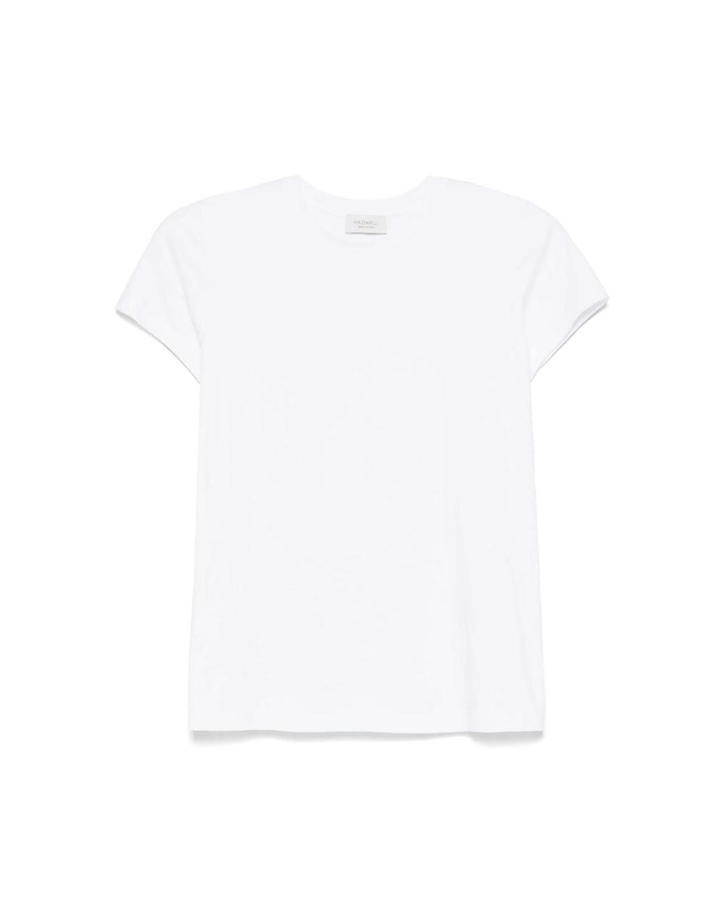 CAMICERIA MAZZARELLI White Short-Sleeve T-Shirt