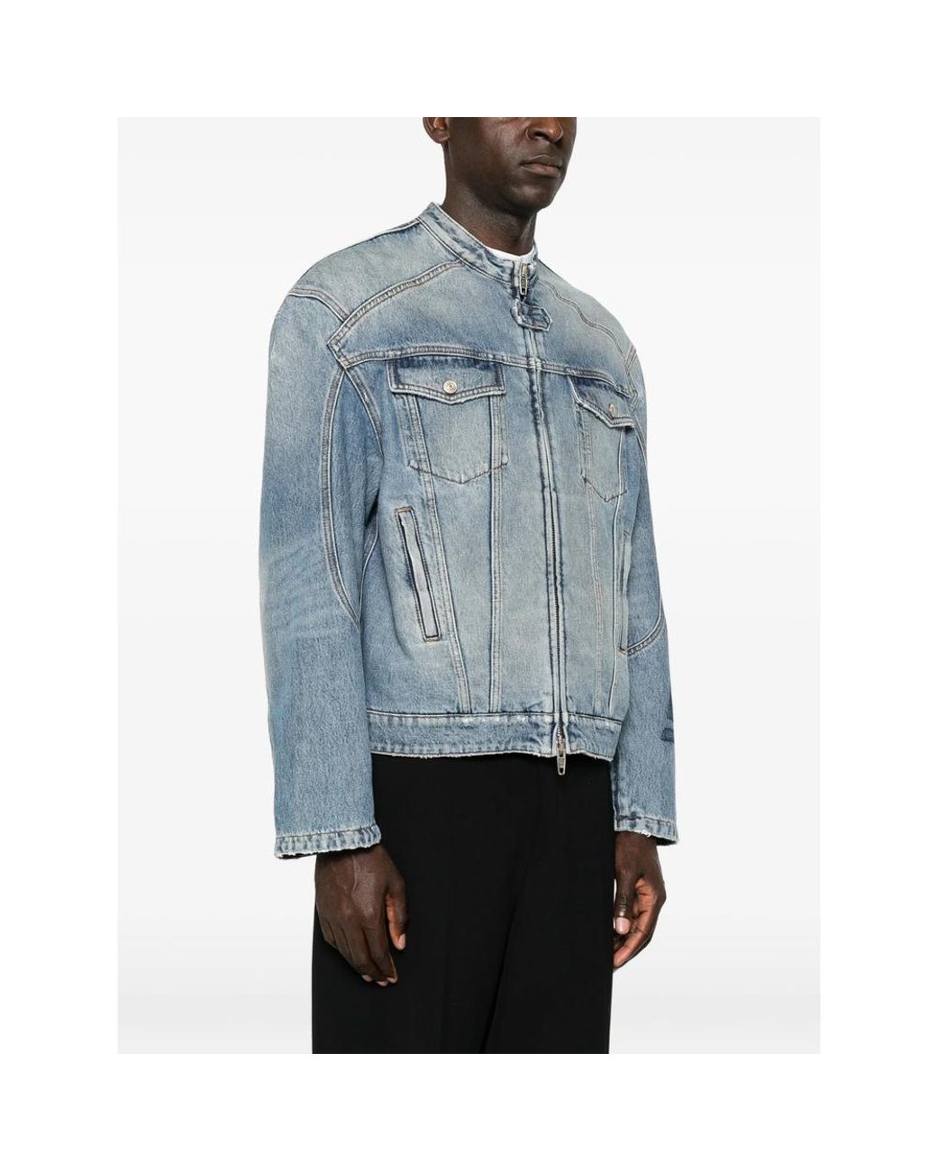 Balenciaga Blue Jackets for men