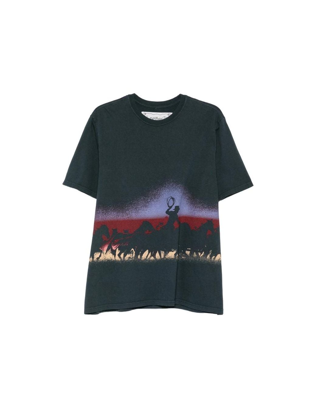 One Of These Days Blue Driftin' Back Graphic-Print T-Shirt for men