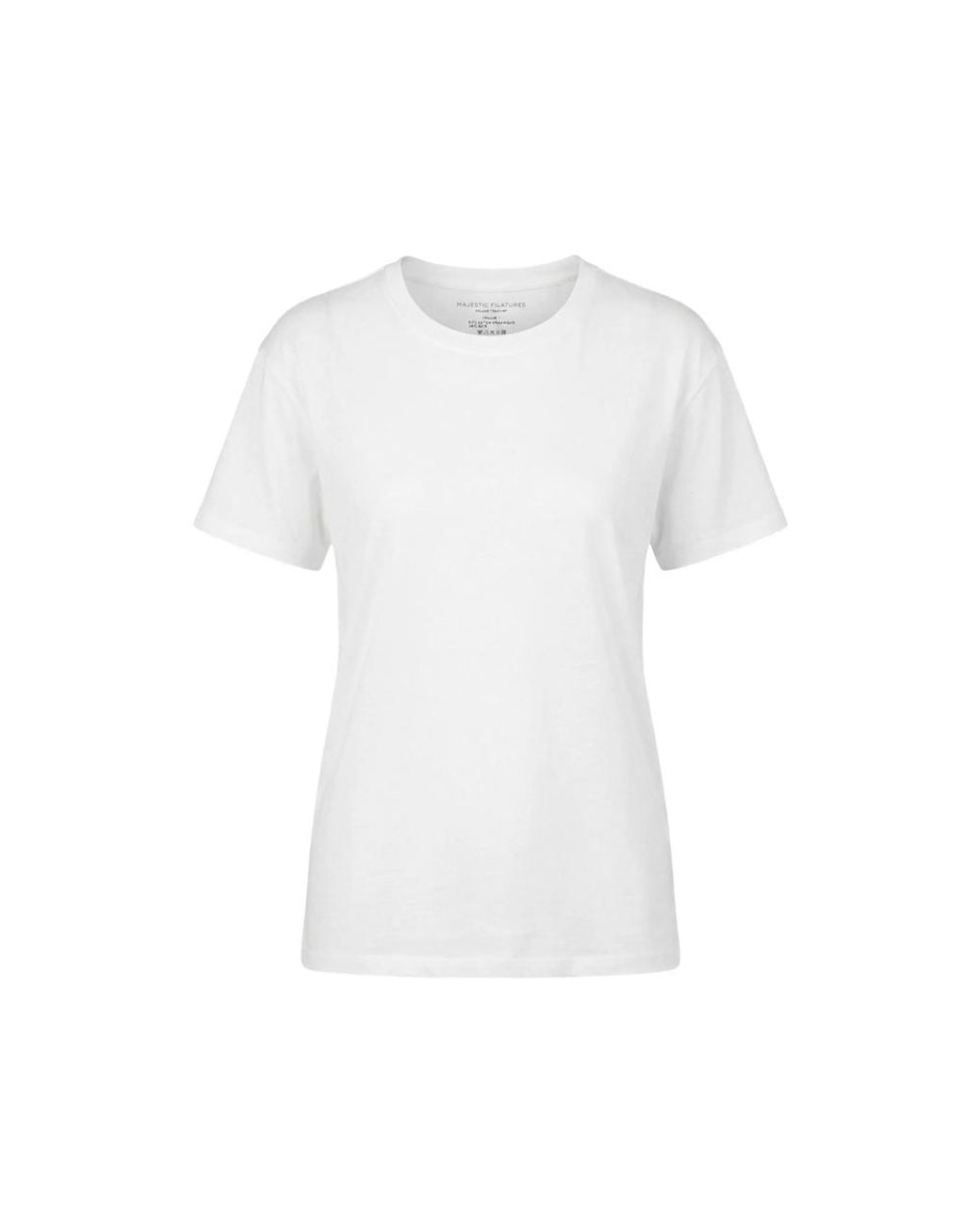 Majestic Filatures White Crew-Neck T-Shirt