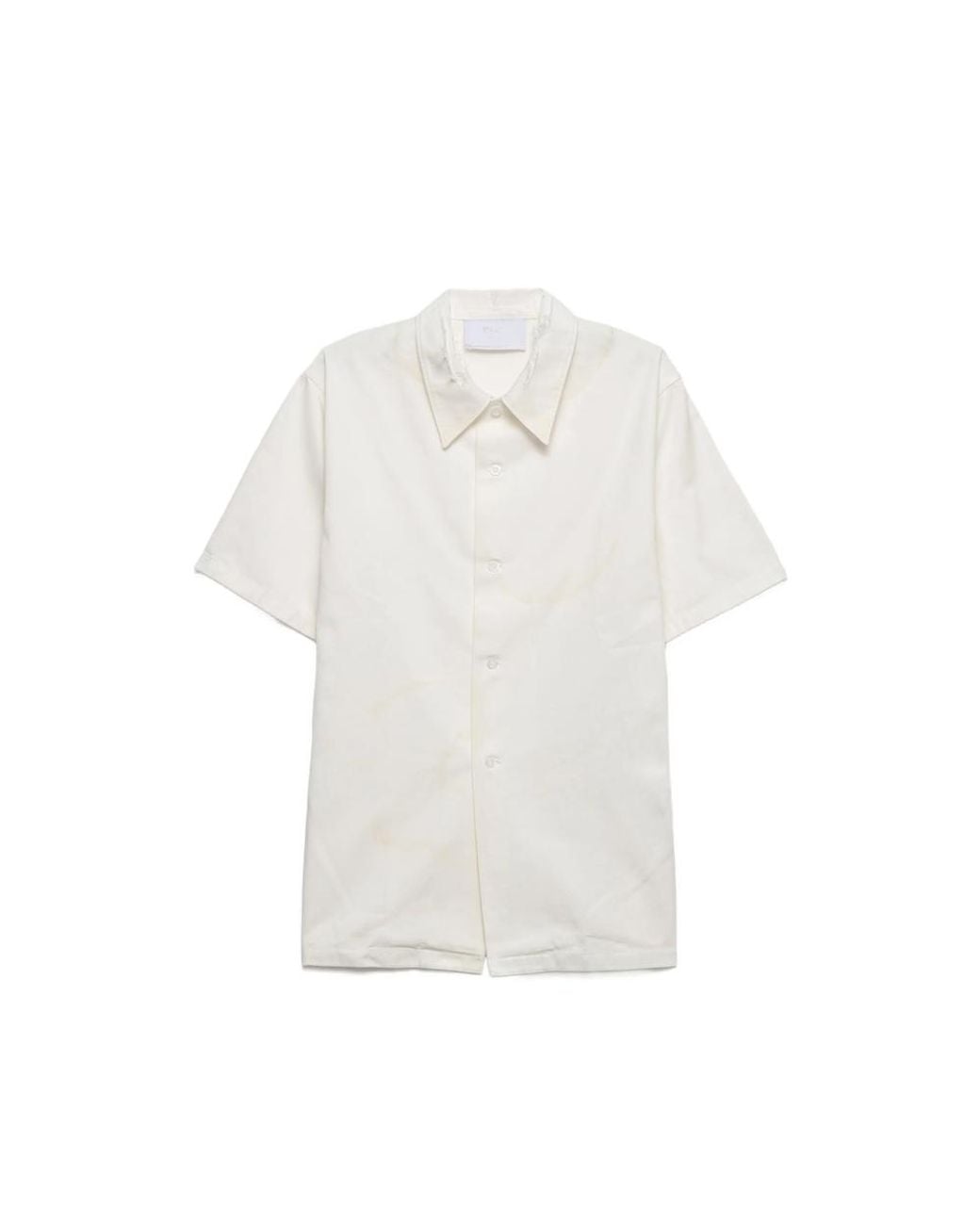Prada White Short-Sleeved Shirt for men