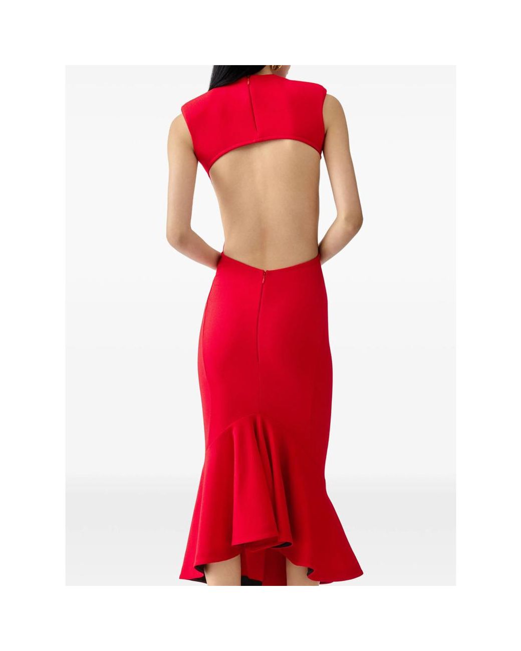 Jacquemus Red The Palmier Dress