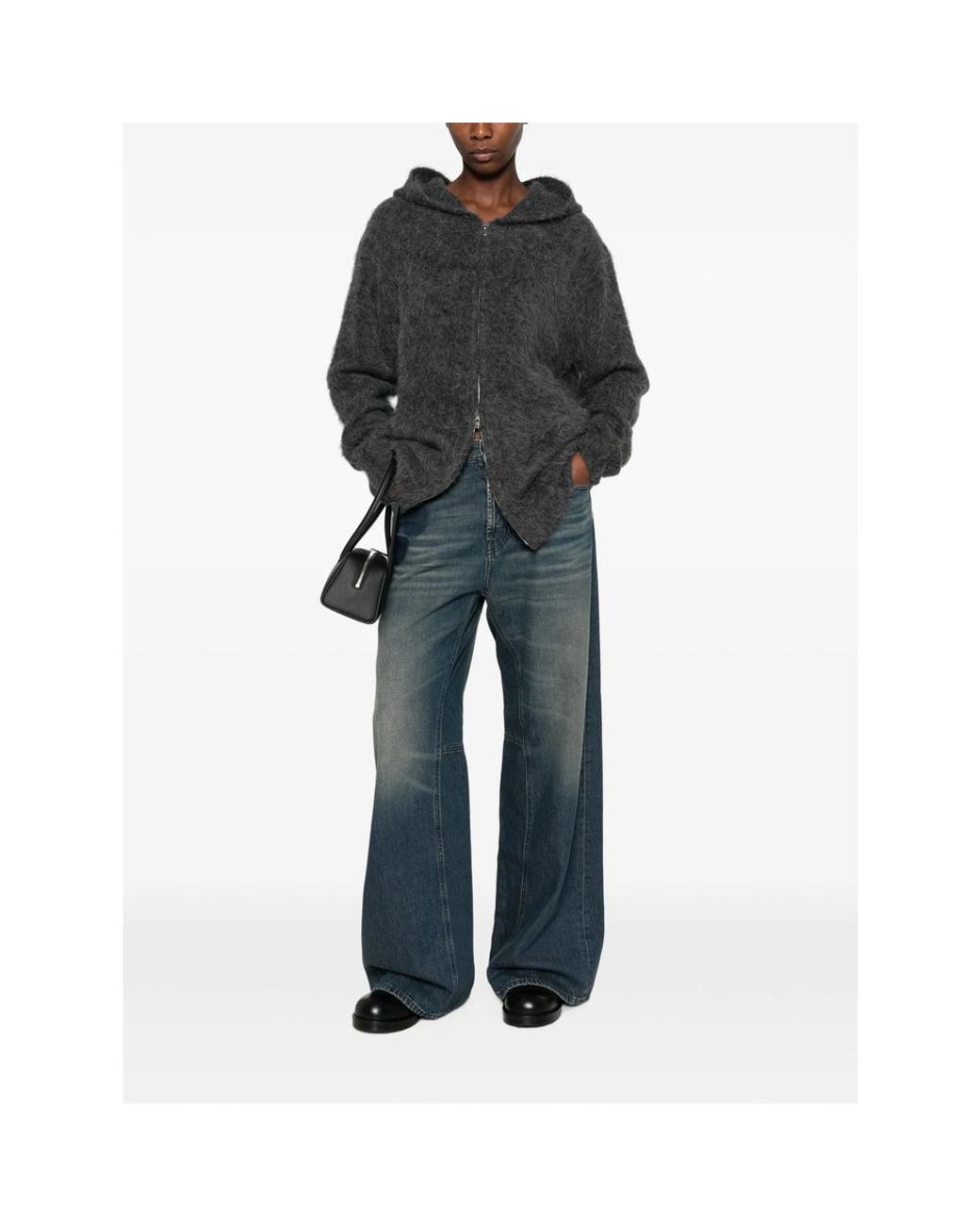 7 For All Mankind Gray Sweatshirt Top