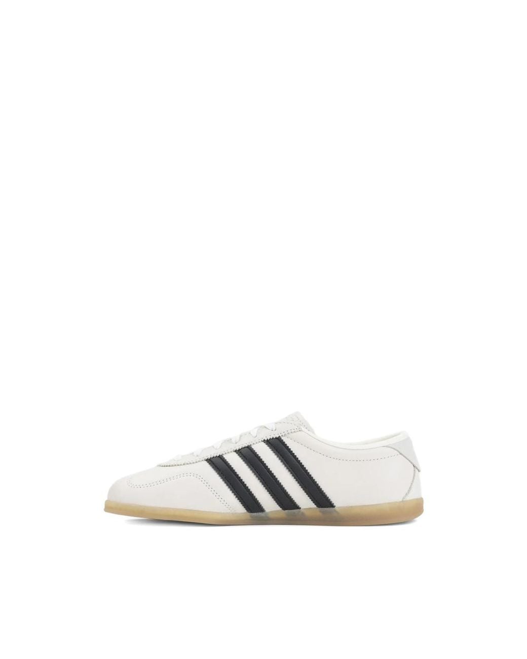 Adidas White Gazelle Lo Pro Leather Sneakers