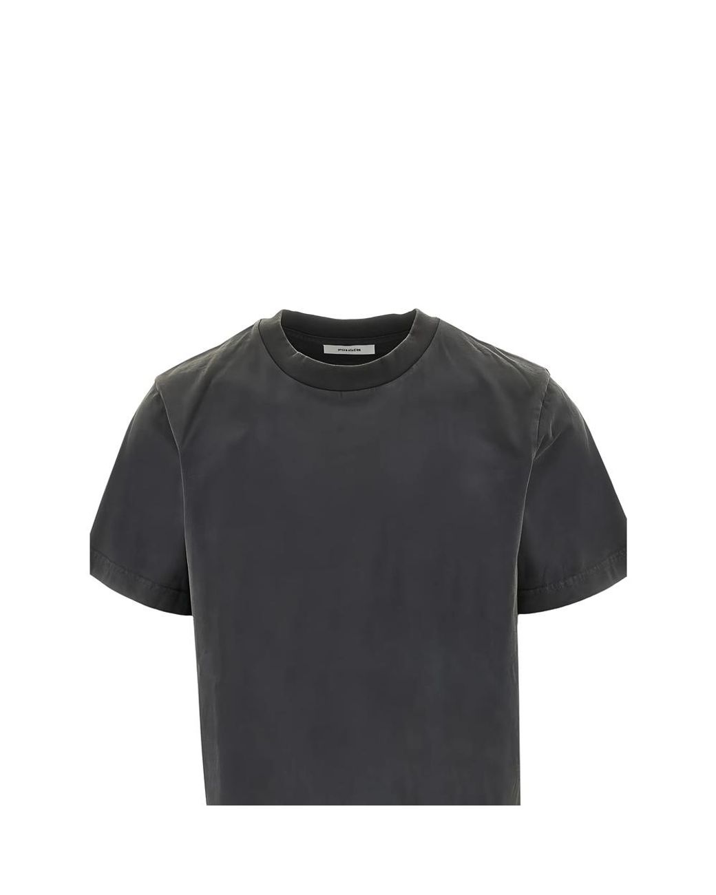 Entire studios Black Crew Neck Standard T-Shirt for men