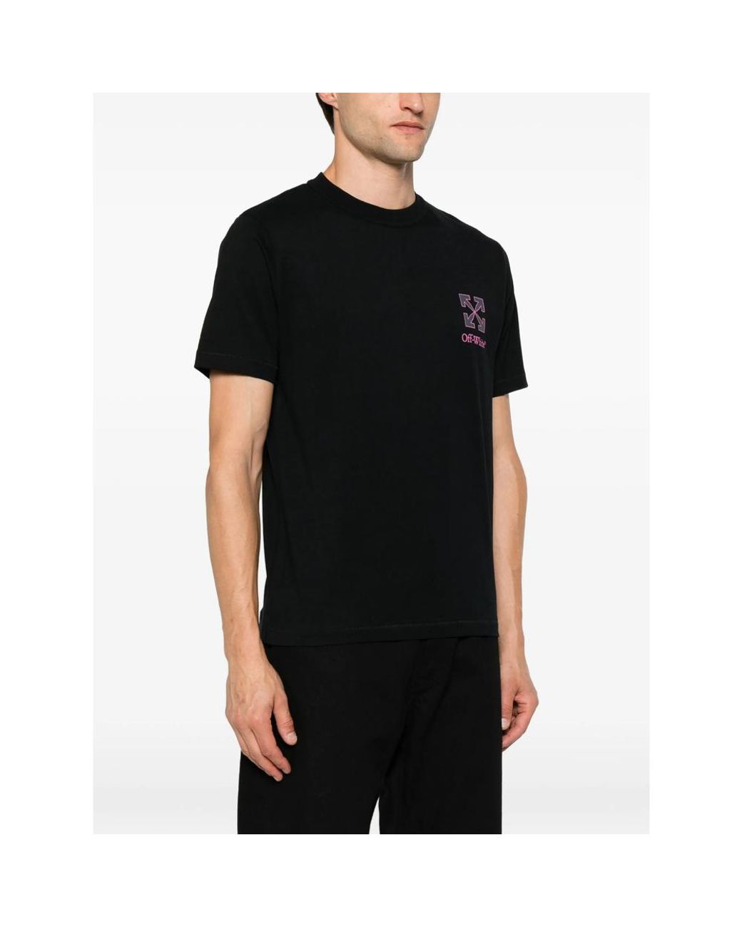 Off-White c/o Virgil Abloh Black Off- Arrow Short-Sleeve T-Shirt for men