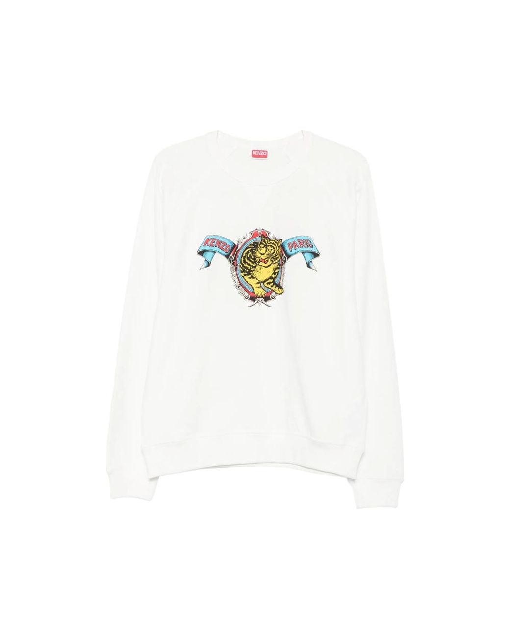KENZO White Tiger Academy Sweatshirt for men