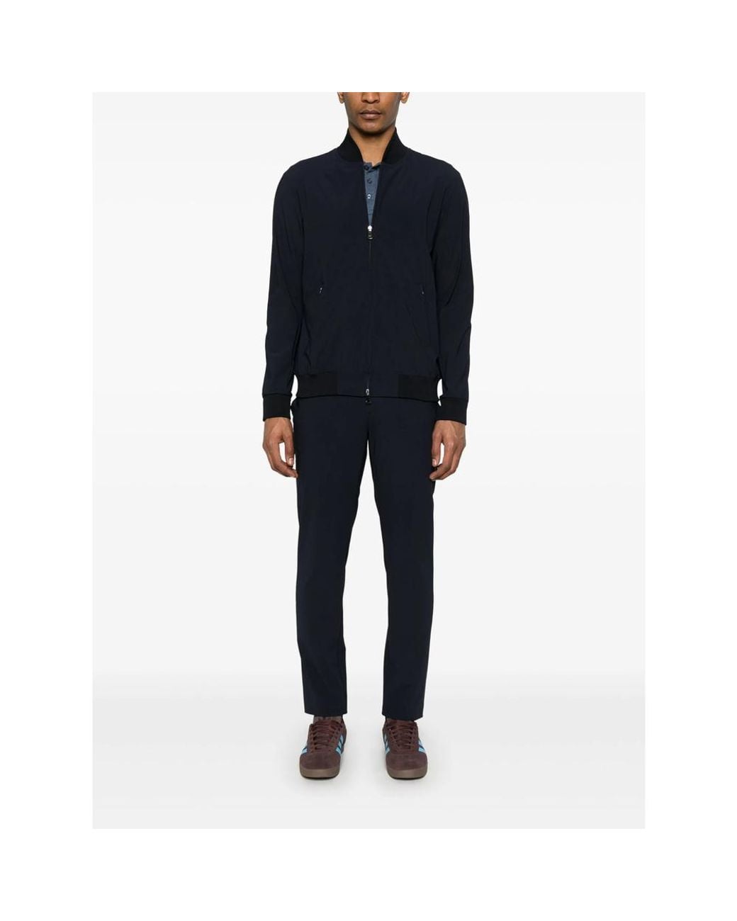 Eraldo Blue Tailored Trousers for men