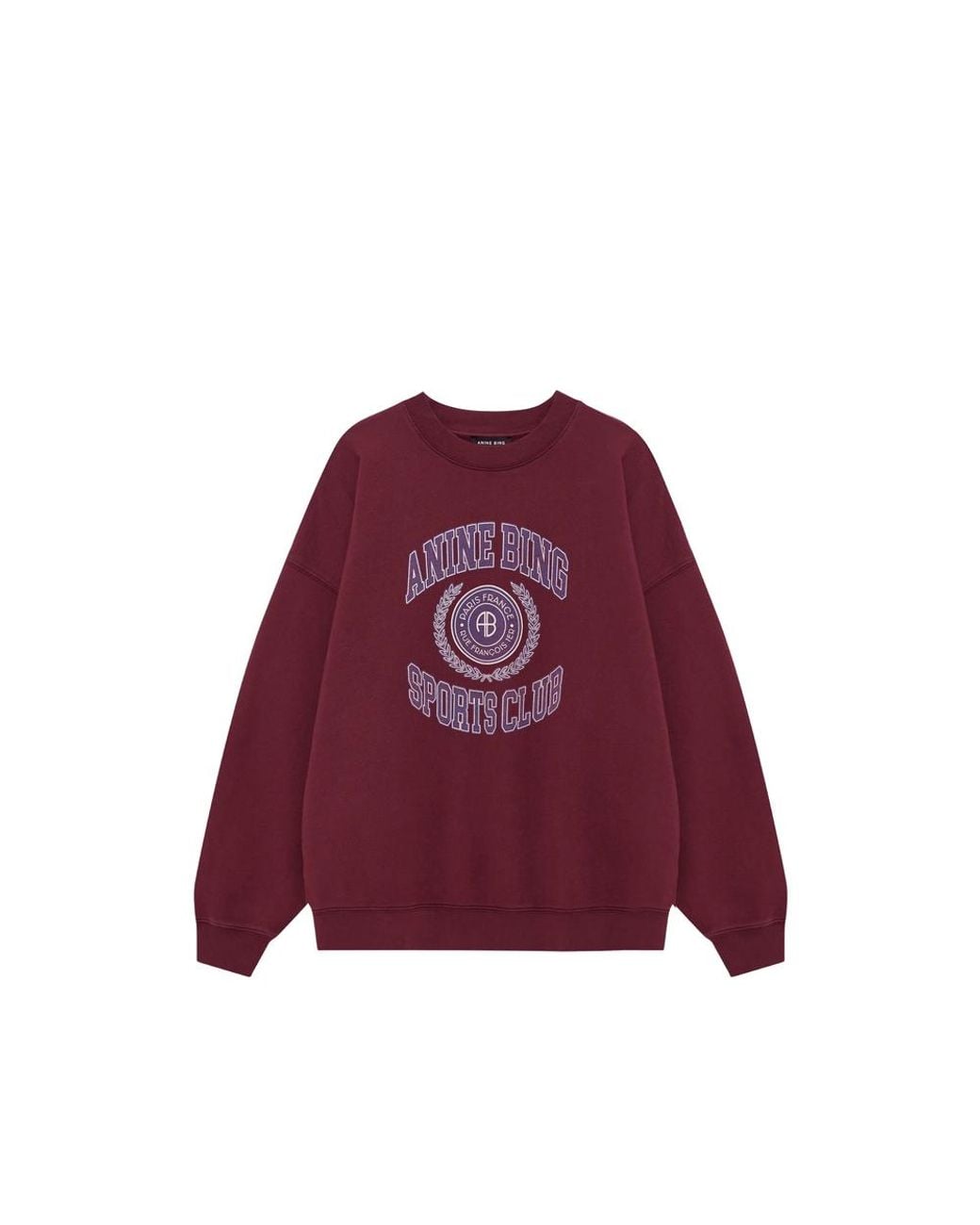 Anine Bing Red Miles Sweatshirt Collegiate