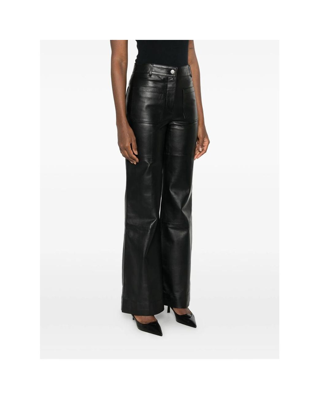 Victoria Beckham Gray Trousers
