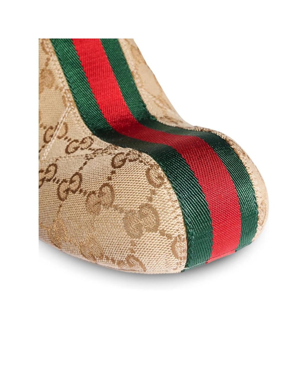 Gucci Natural Gg Supreme Web-Stripe Sneakers for men