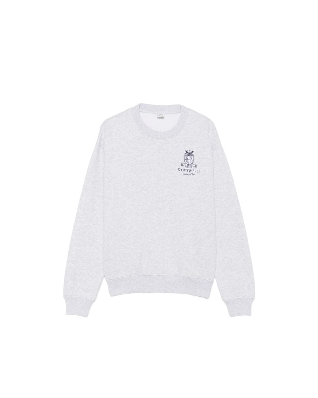 Sporty & Rich White Emmet Logo-Print Sweatshirt