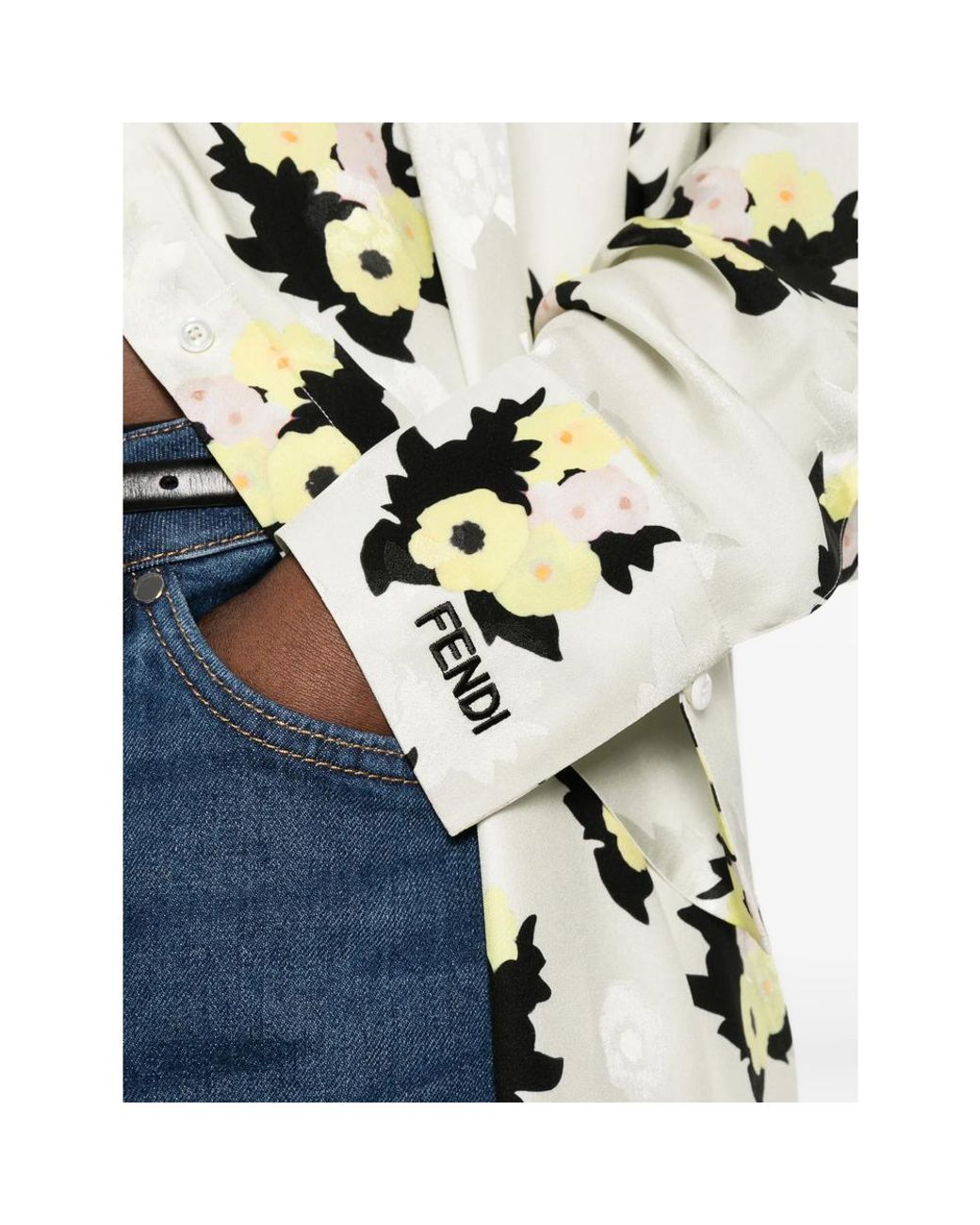 Fendi White Neutrals Dresses