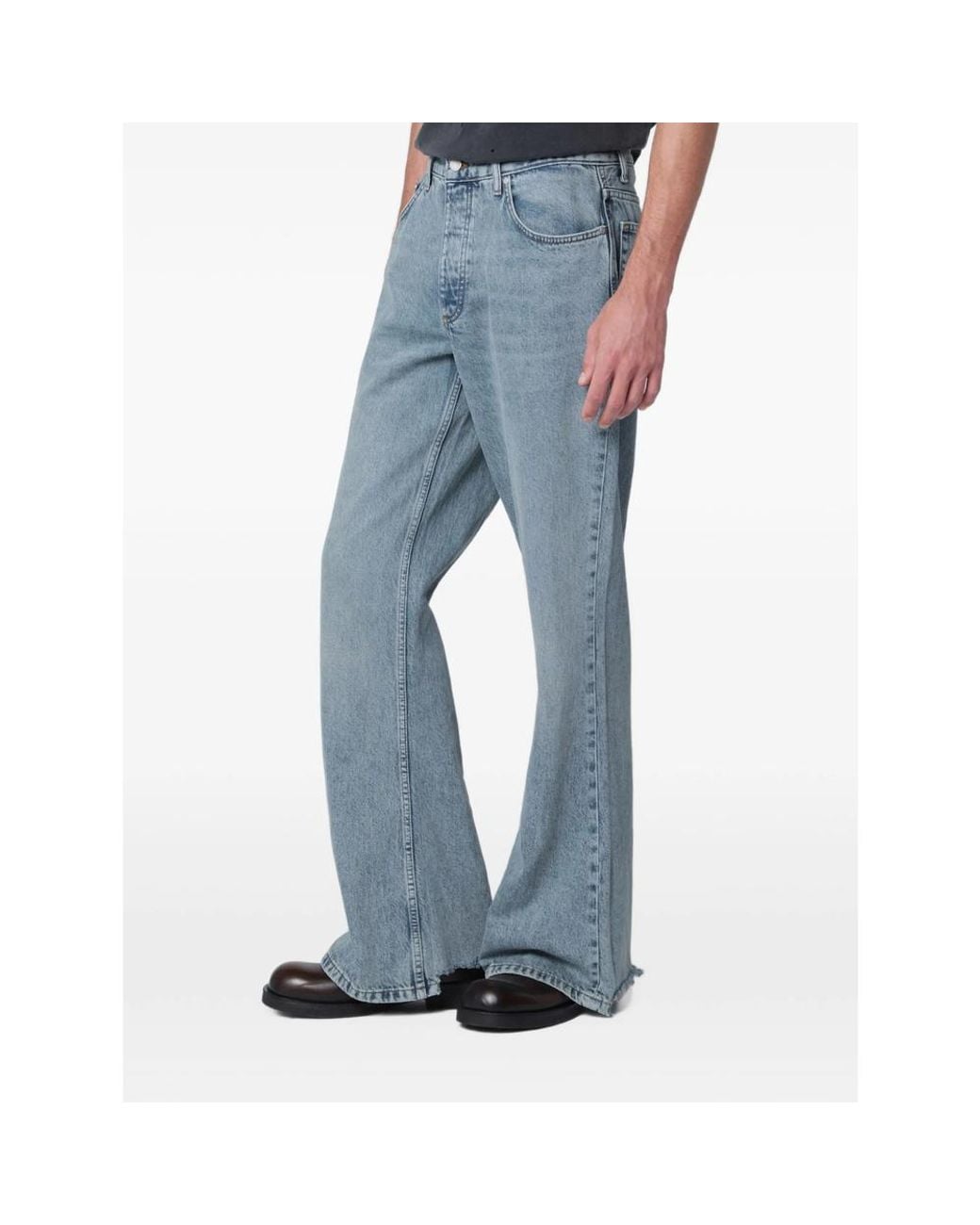 Represent Blue R6 Flared Jeans for men