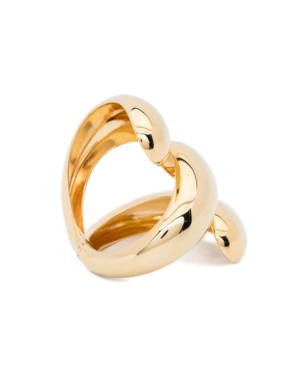 FEDERICA TOSI Metallic Curved Wrap Bracelet