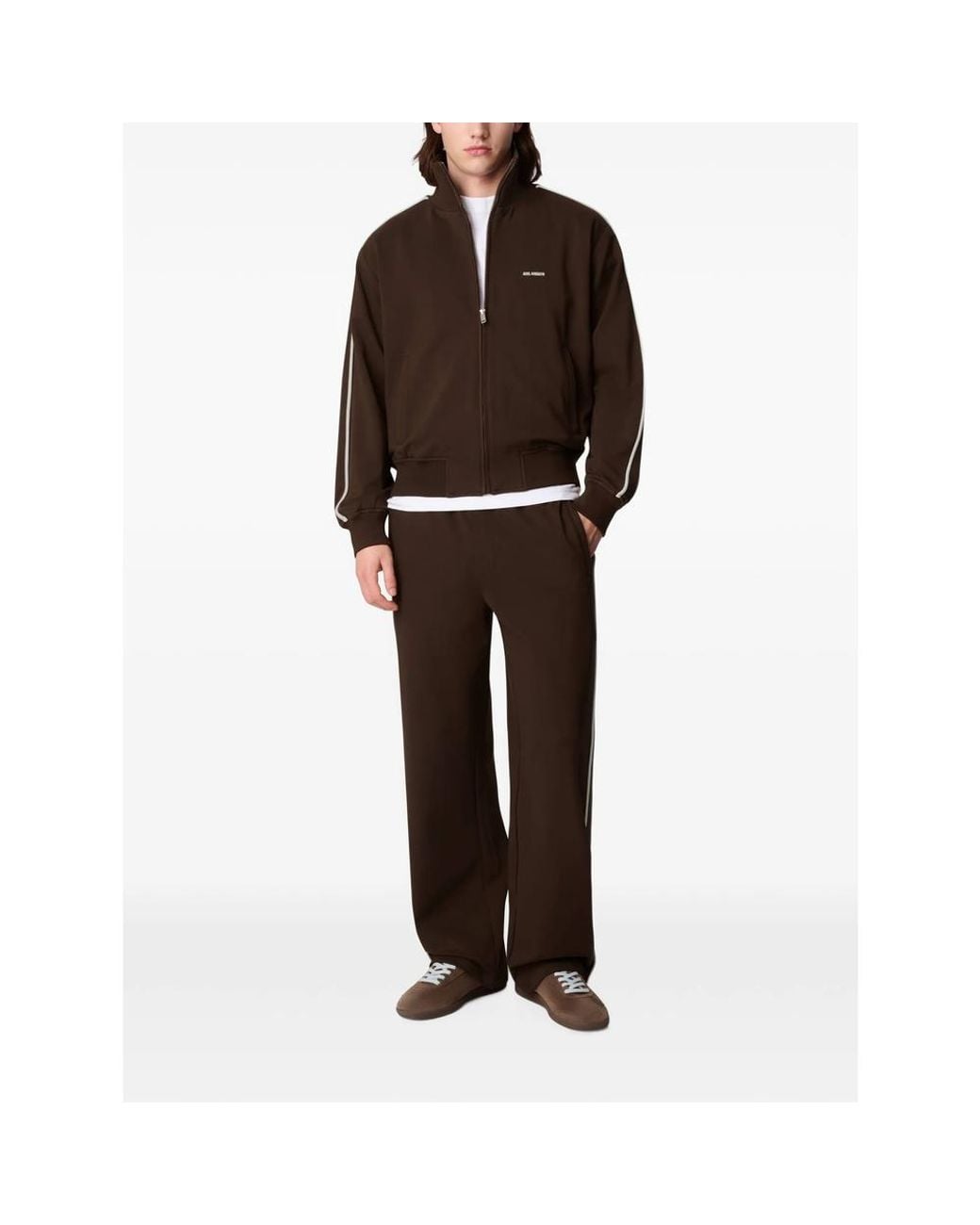 Axel Arigato Brown Curb Track Jacket for men