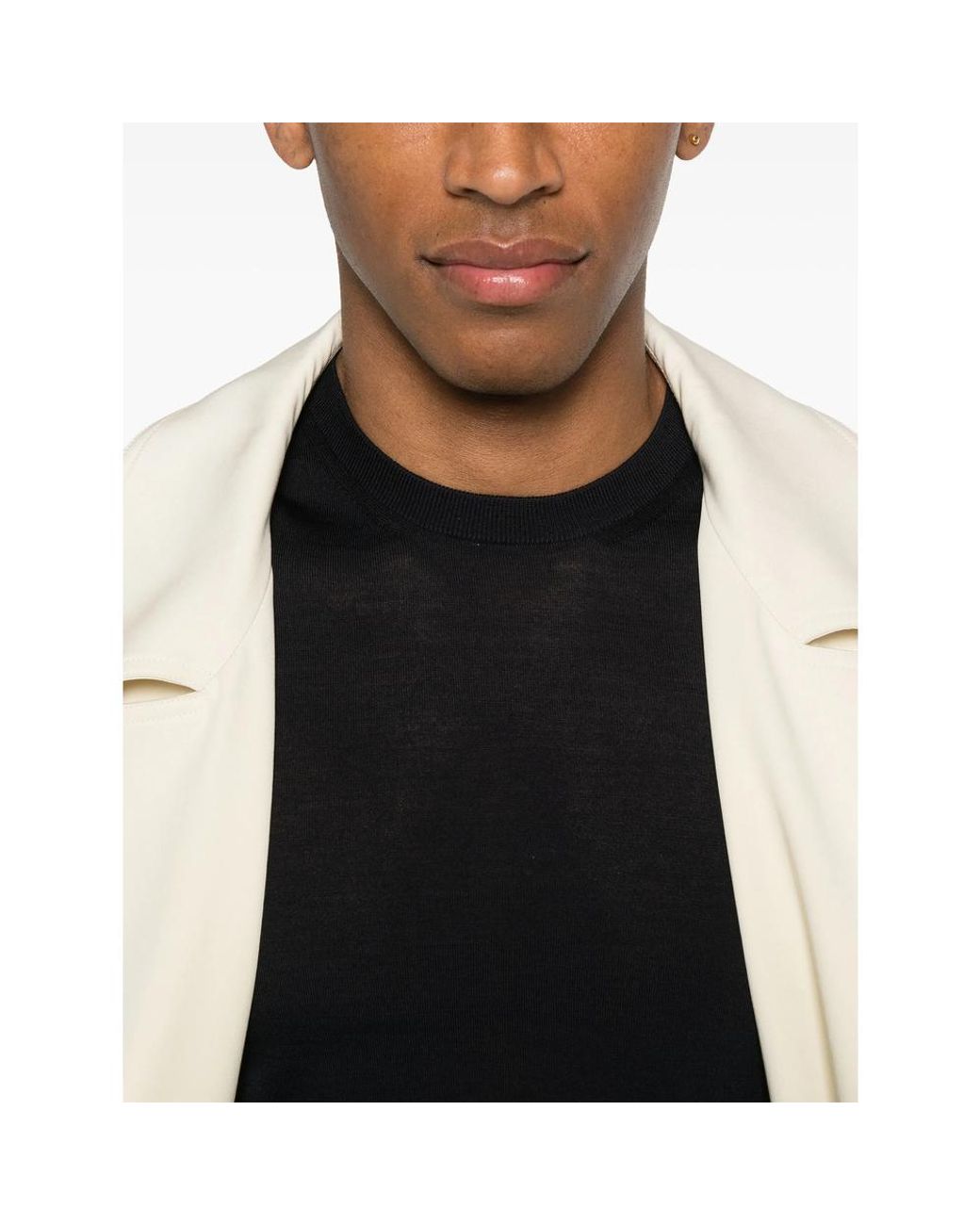 GOES BOTANICAL Black Finezza T-Shirt for men