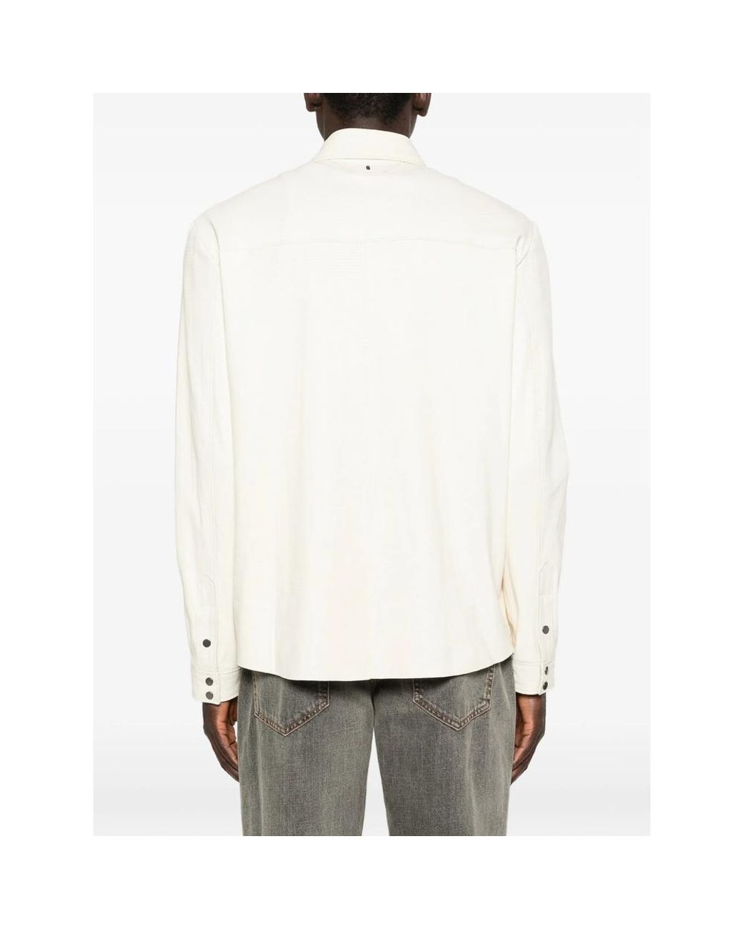 Salvatore Santoro White Pocket Button Jacket for men