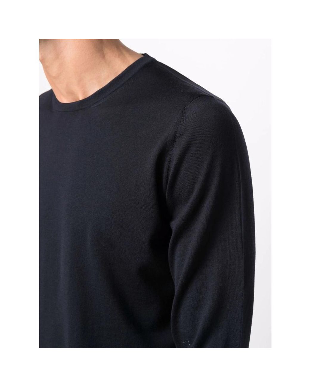 GOES BOTANICAL Blue Crew-Neck Knit Jumper for men