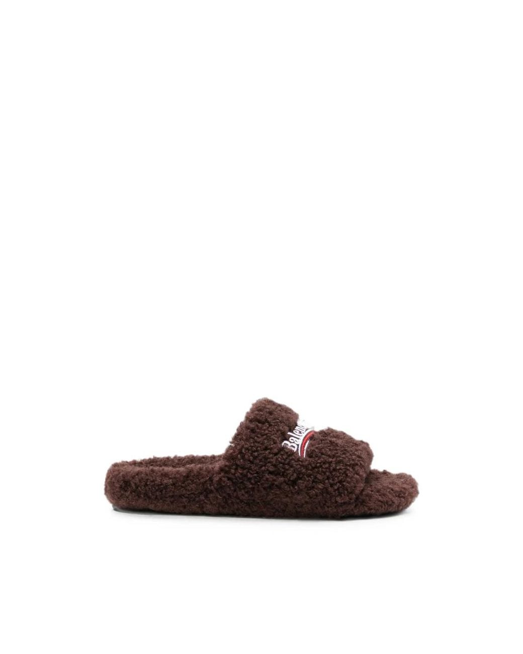 Balenciaga Brown Flip-Flops & Slides