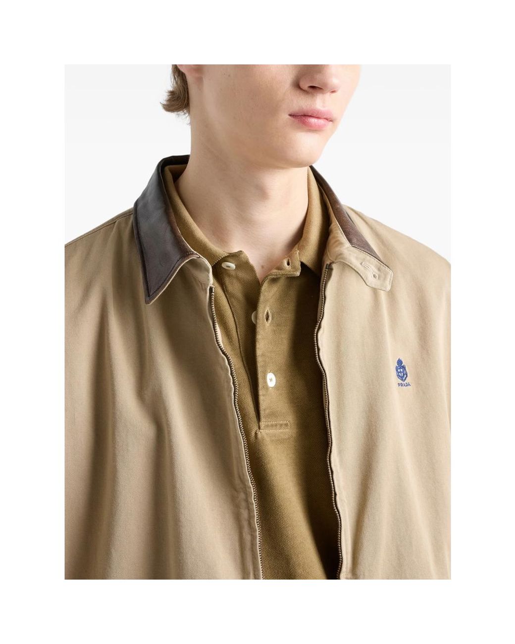Prada Green Polo Shirts for men