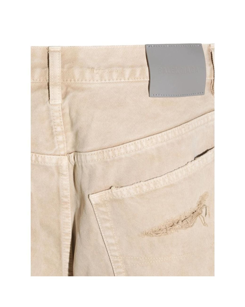 Balenciaga Natural Neutrals Denim for men