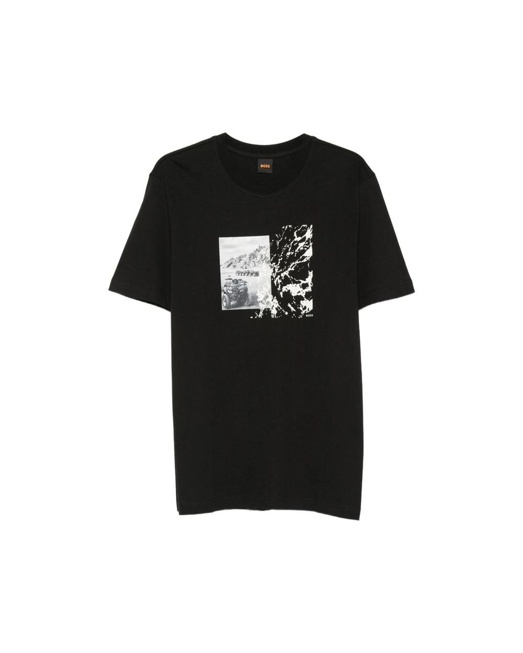 Boss Black Graphic-Print Short-Sleeve T-Shirt for men