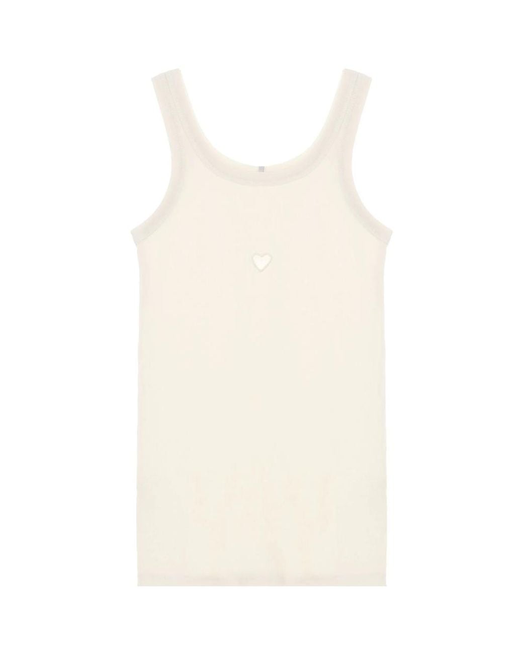 Baserange Natural Cut-Out Tank Top