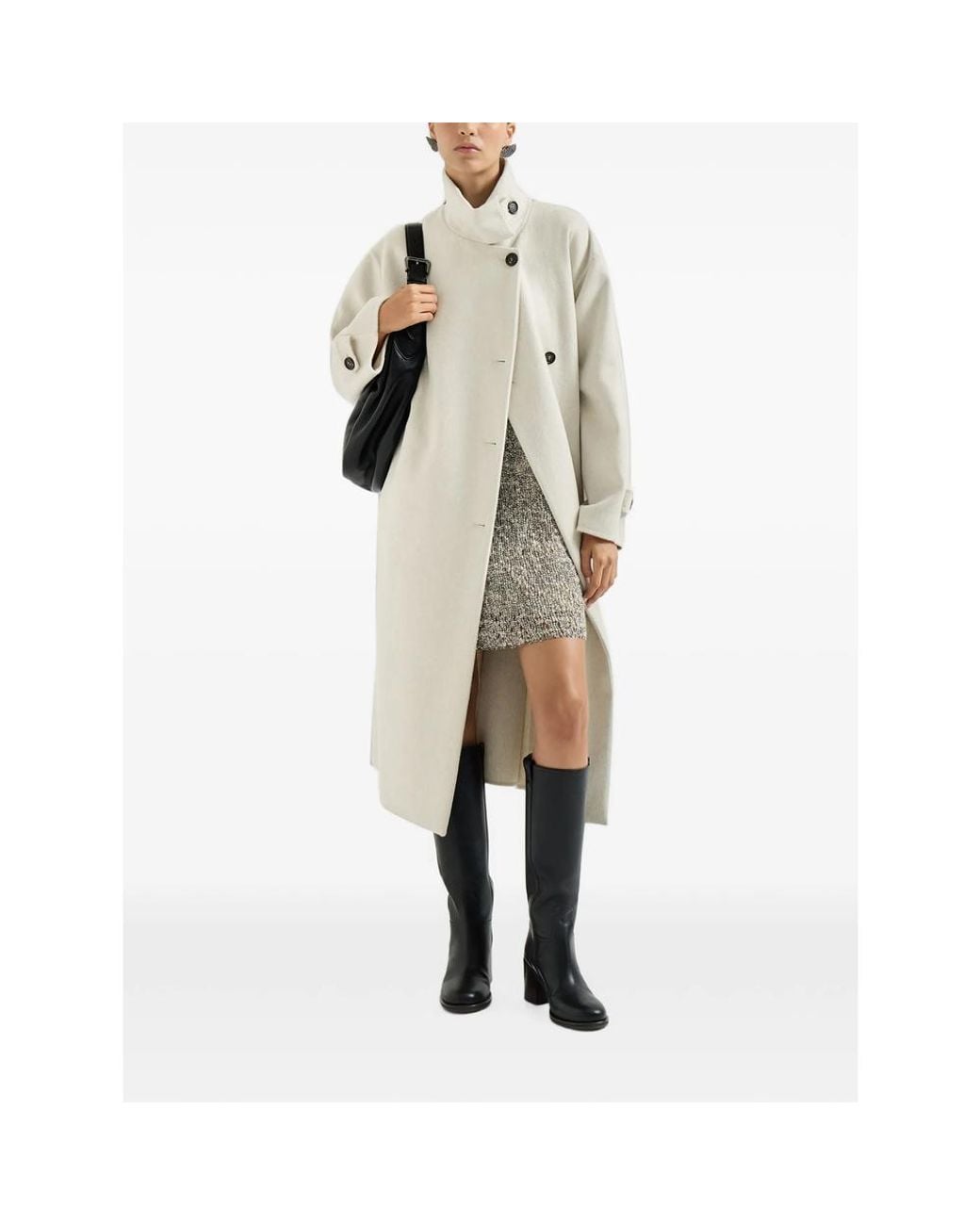 Brunello Cucinelli Natural Knitted Dresses
