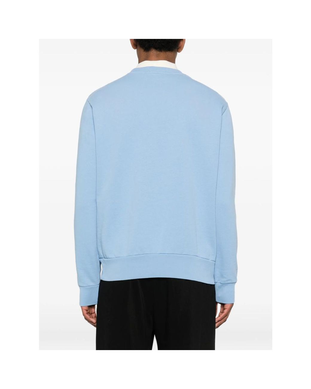 Ralph Lauren Blue Logo-Detail Crew-Neck Sweatshirt for men