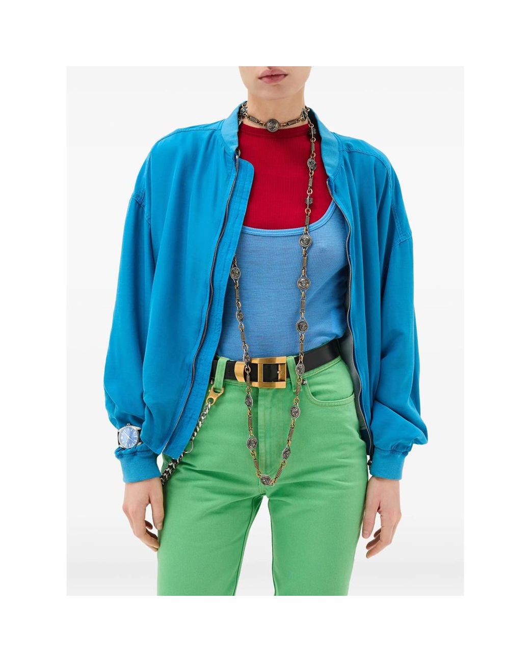 Versace Blue Jackets