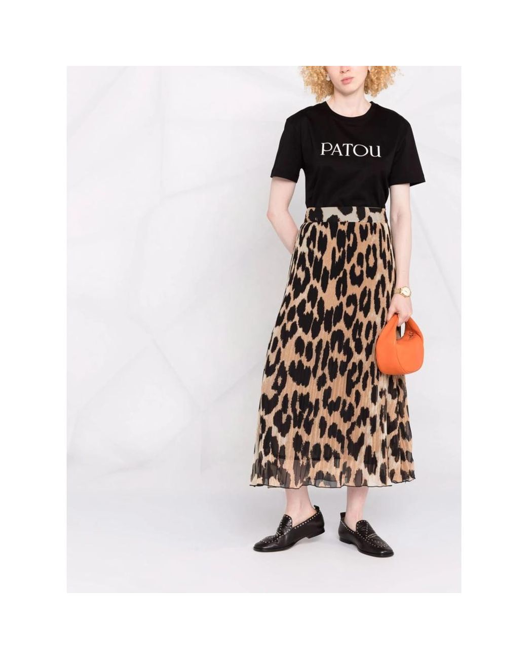 Patou Black Logo Print T-Shirt