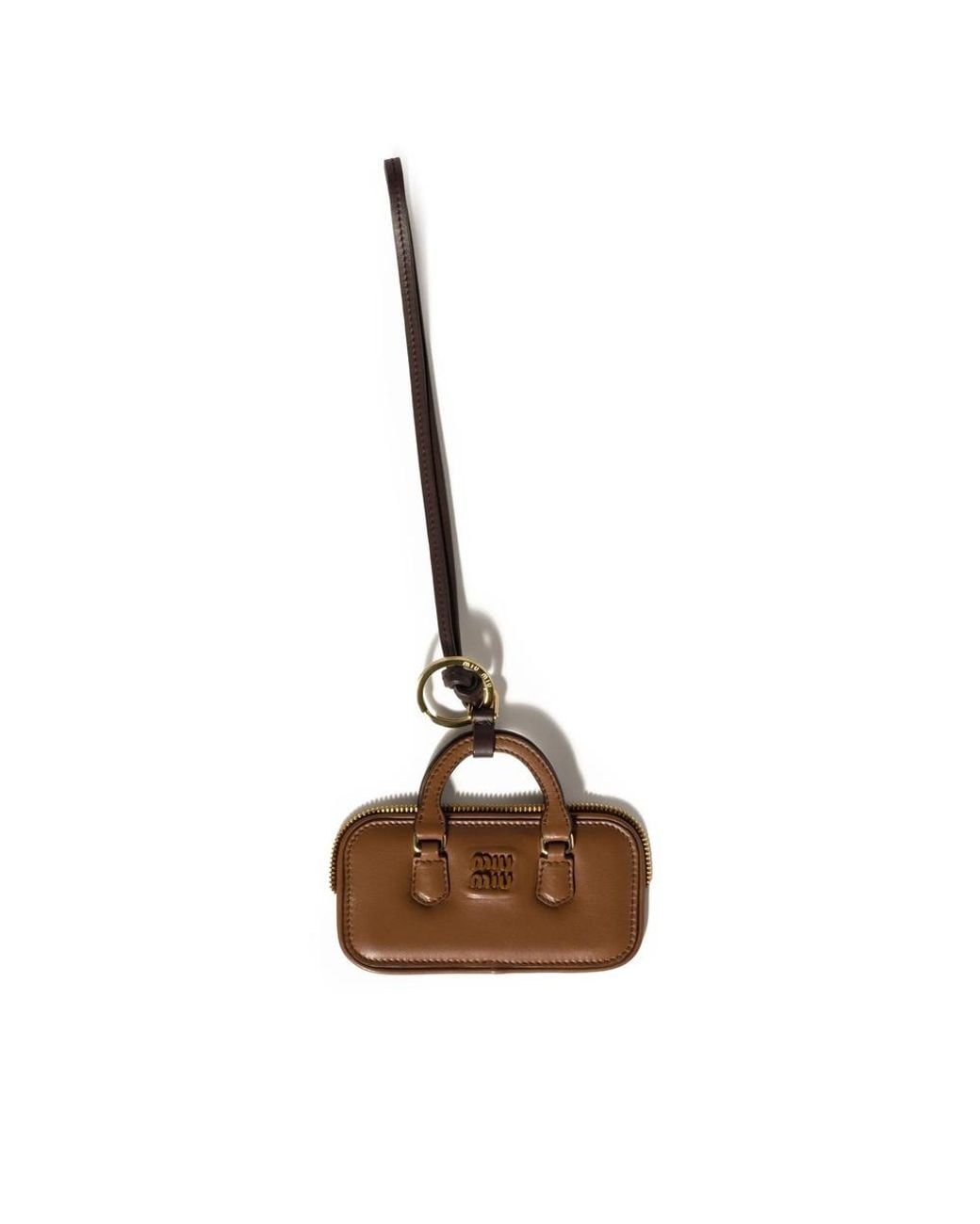 Miu Miu Brown Keyrings & Chains