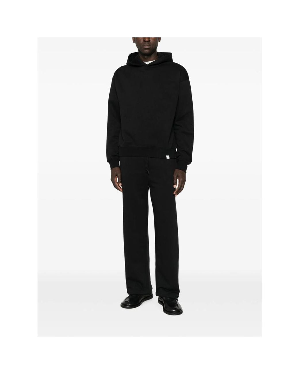 Woc Black Cajamarca Drawstring-Waist Track Pants for men