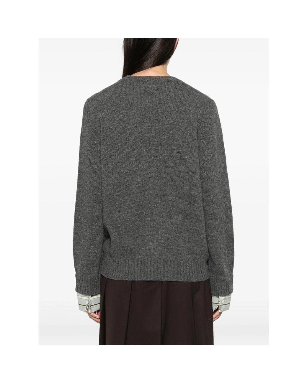 Prada Gray Knitwear