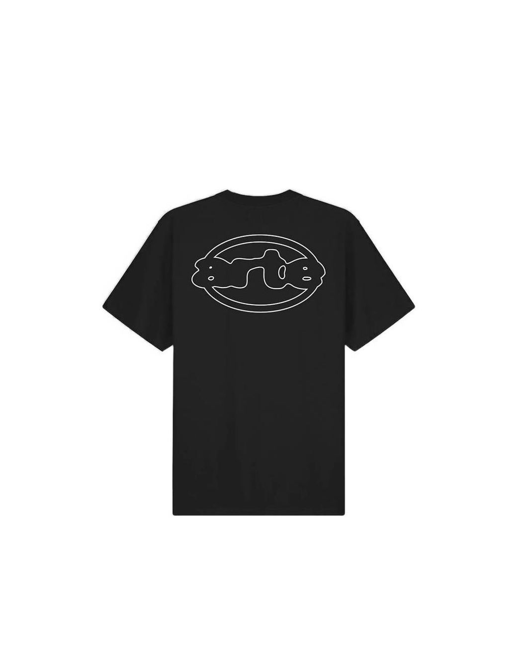Arte' Black Emblem-Print T-Shirt for men