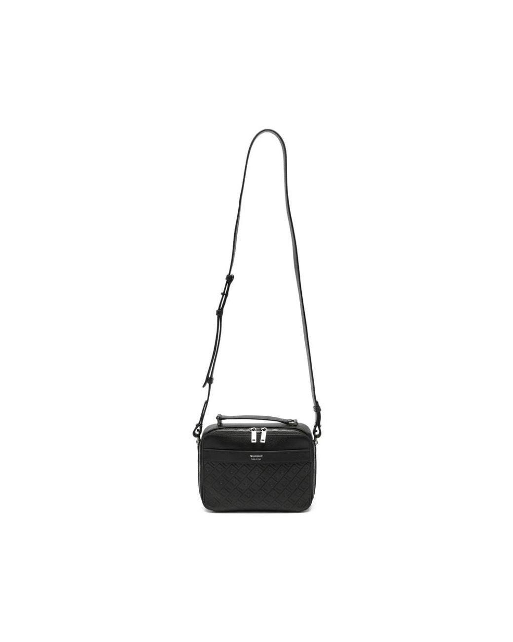 Ferragamo Black Cross Body Bags for men