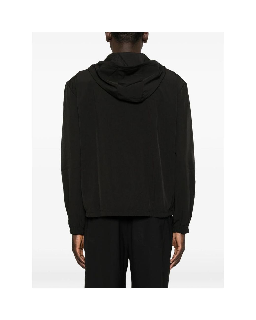 Calvin Klein Black Zip-Up Hooded Jacket for men