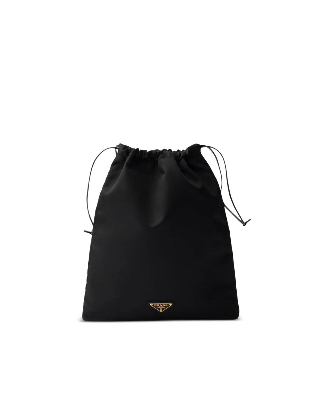 Prada Black Re-Nylon Drawstring Pouch